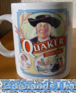 mok met  ( quaker afbeelding)